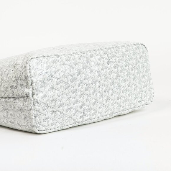 Goyard Saint Louis PM White Goyardine Canvas Tote - Picture 5 of 11